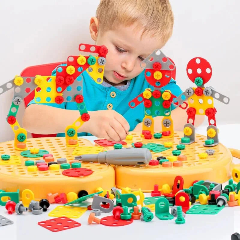 Montessori Verktygslåda För Små Byggmästare